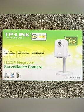 NWT, TP-Link Green and White H.264 Megapixel Surveillance Camera